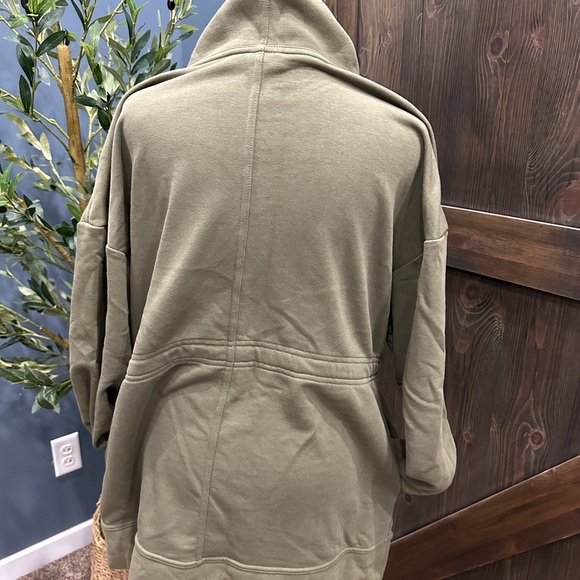 Nike Sage Green Drawstring Sweatshirt - Picture 4 of 5